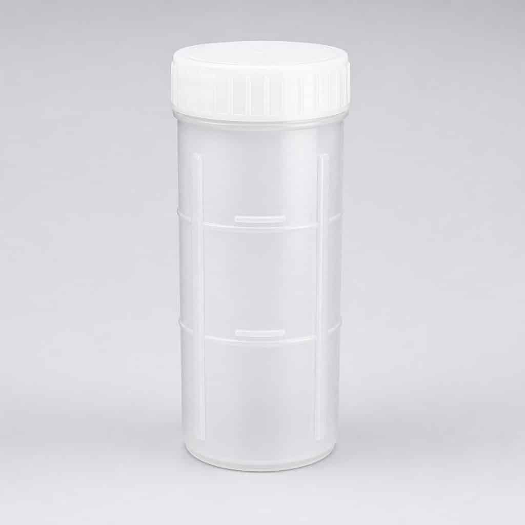 Bocal de niveau de liquide de refroidissement sur fond neutre