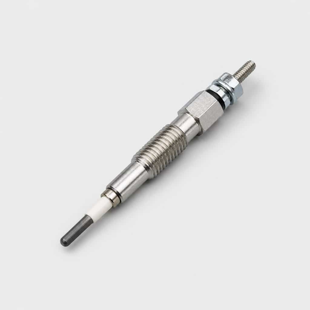 Bougie de préchauffage céramique premium sur fond neutre