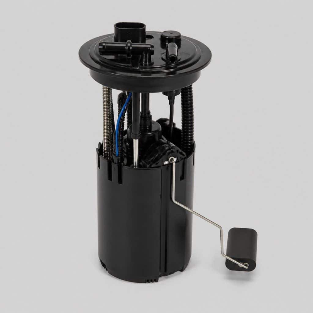 Module de pompe à carburant diesel pour citadine sur fond neutre