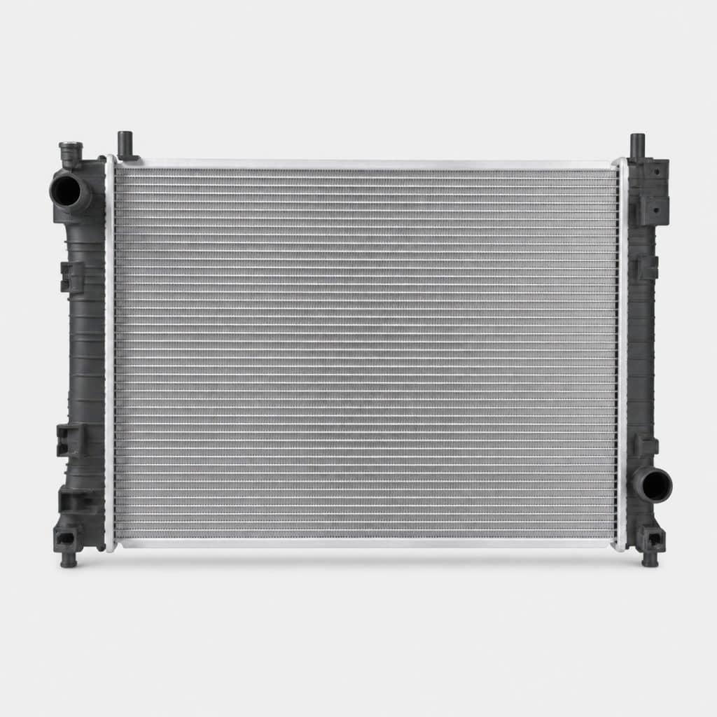 Radiateur de refroidissement moteur d'entrée de gamme sur fond neutre
