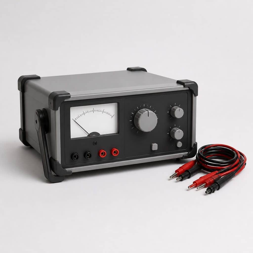 Testeur d'injecteur diesel sur fond neutre
