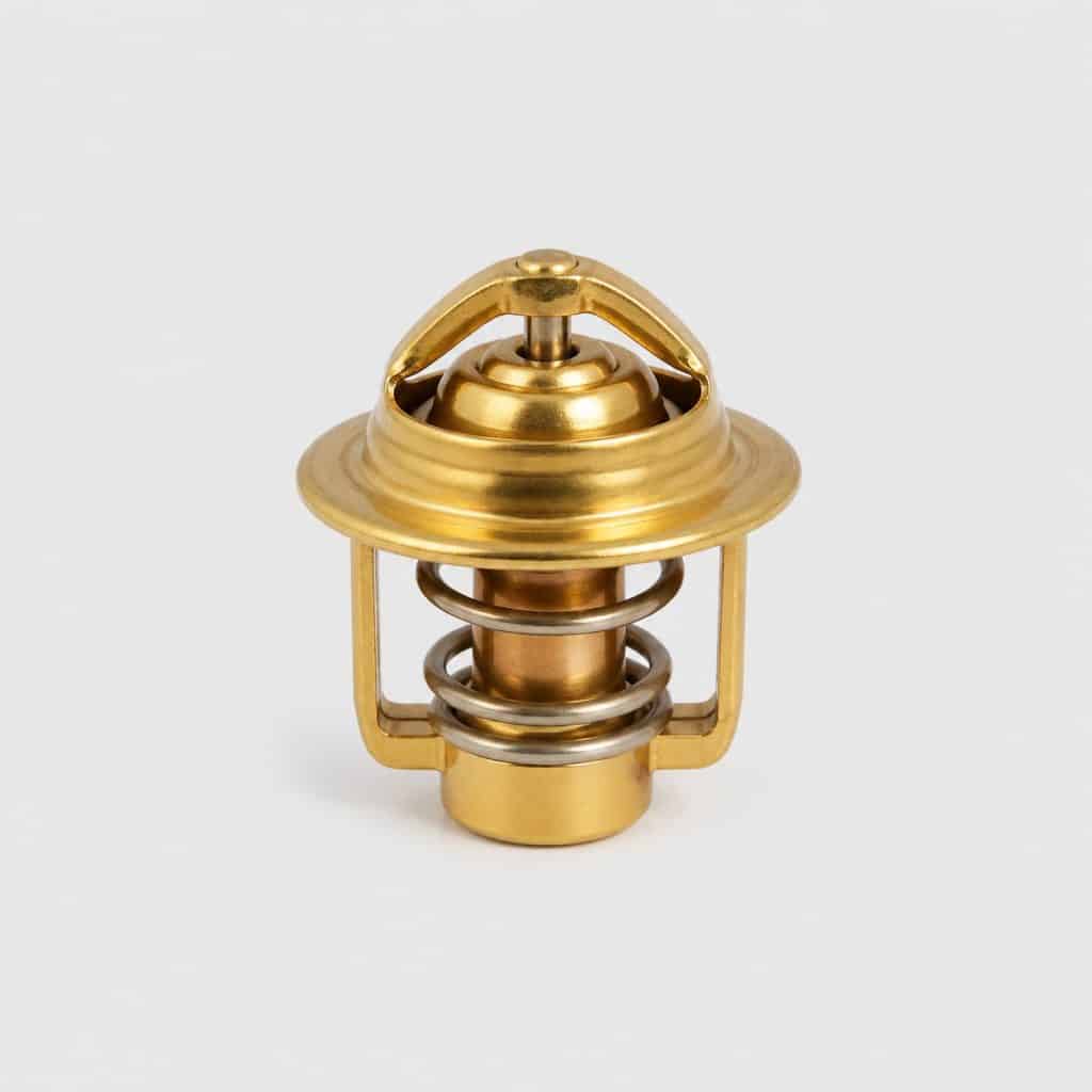 Valve thermostatique seule pour citadine, vue de face sur fond neutre